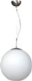 InLight 4253-Β Μοντέρνο Κρεμαστό Φωτιστικό Μονόφωτο Μπάλα με Ντουί E27 Λευκό 40cm