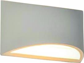 InLight 43415 Μοντέρνο Φωτιστικό Τοίχου με Ντουί G9 Λευκό 20cm