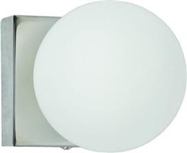 InLight 43420-1 Μοντέρνο Φωτιστικό Τοίχου με Ντουί G9 Λευκό Χρώμιο 10cm