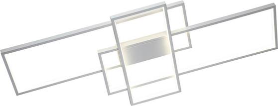 InLight 6159-CH Μοντέρνα Μεταλλική Πλαφονιέρα Οροφής με Ενσωματωμένο LED Ασημί 100cm