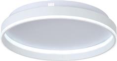 InLight 65W 3CCT Μοντέρνα Μεταλλική Πλαφονιέρα Οροφής με Ενσωματωμένο LED σε Λευκό χρώμα 50cm 42032-White