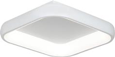 InLight 78W 3CCT Μοντέρνα Μεταλλική Πλαφονιέρα Οροφής με Ενσωματωμένο LED σε Λευκό χρώμα 45cm 42030-White