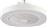 InLight Chilko Ανεμιστήρας Οροφής 50cm με Φως και Τηλεχειριστήριο Λευκός 101000310
