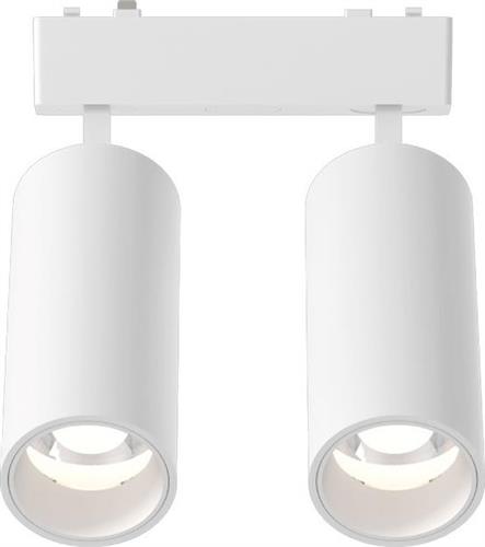 InLight Διπλό Σποτ με Ενσωματωμένο LED σε Λευκό Χρώμα T05205-WH