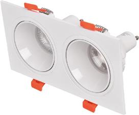 InLight Downlight Μεταλλικό Χωνευτό Σποτ με Ντουί GU10 Λευκό X00330W