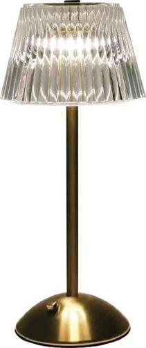 InLight Επιτραπέζιο Διακοσμητικό Φωτιστικό Μπαταρίας σε Χρυσό Χρώμα 3037-Brass
