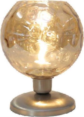 InLight Επιτραπέζιο Διακοσμητικό Φωτιστικό με Ντουί για Λαμπτήρα E27 σε Μελί Χρώμα 3043-Amber