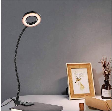 InLight Φωτιστικό Γραφείου LED και Κλιπ σε Μαύρο Χρώμα 3044-BL