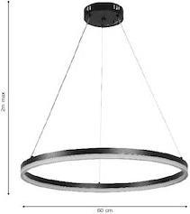 InLight Κρεμαστό Φωτιστικό LED Ασημί 6095-C-Silver