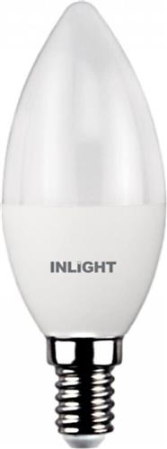 InLight Λάμπα LED E14 C37 5.5W Ψυχρό Λευκό 7.14.05.13.3