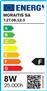 InLight Λάμπα LED για Ντουί E27 και Σχήμα G45 Ψυχρό Λευκό 700lm 7.27.08.12.3