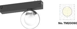 InLight LED Σποτ σε Μαύρο Χρώμα TM20090