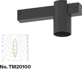 InLight LED Σποτ σε Μαύρο Χρώμα TM20100