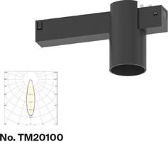 InLight LED Σποτ σε Μαύρο Χρώμα TM20100