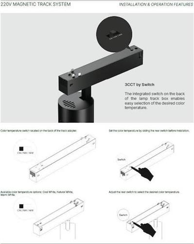 InLight LED Σποτ σε Μαύρο Χρώμα TM20100
