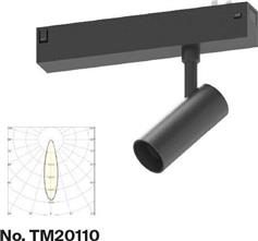 InLight LED Σποτ σε Μαύρο Χρώμα TM20110