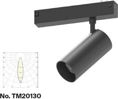 InLight LED Σποτ σε Μαύρο Χρώμα TM20130