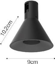 InLight LED Θερμό Λευκό Σποτ σε Μαύρο Χρώμα 13C-00091