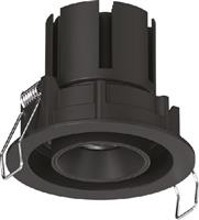 InLight Μεταλλικό Χωνευτό Σποτ Μαύρο X00230B