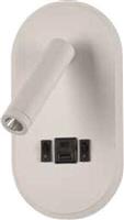 InLight Μονό LED Θερμό Λευκό Σποτ σε Λευκό χρώμα 43041-White