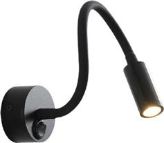 InLight Μονό Σποτ με Ενσωματωμένο LED και Θερμό Φως σε Μαύρο Χρώμα 43040-BL