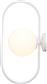 InLight Μοντέρνο Φωτιστικό Τοίχου με Ντουί G9 σε Λευκό Χρώμα Πλάτους 40cm 43038-WH