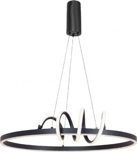 InLight Μοντέρνο Κρεμαστό Φωτιστικό με Ενσωματωμένο LED σε Μαύρο Χρώμα 6076-BL