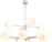 InLight Μοντέρνο Κρεμαστό Φωτιστικό Πολύφωτο με Ντουί G9 σε Λευκό Χρώμα 5012-12
