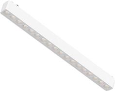 InLight Παραλληλόγραμμο Μεταλλικό Χωνευτό Σποτ με Ενσωματωμένο LED και Θερμό Λευκό Φως σε Λευκό χρώμα 33.8x2.4cm T02901-BL