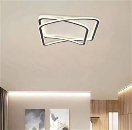 InLight Πλαφονιέρα Οροφής Λευκή με Ενσωματωμένο LED 42038-Black/white