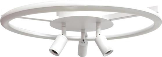 InLight Πλαφονιέρα Οροφής με Ενσωματωμένο LED σε Λευκό χρώμα 60cm 6086-WH