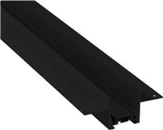 InLight Ράγα Στερέωσης για Φωτιστικά Μαύρη TRU0012-Black
