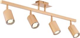 InLight Σποτ με 4 Φώτα και με Ντουί GU10 σε Χρυσό χρώμα 9082-4