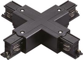 InLight Σύνδεσμος Ράγας για Φωτιστικά Μαύρος TC3-028-Black