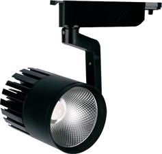 InLight T00101-BL Μονό Σποτ με Ενσωματωμένο LED και Θερμό Φως Μαύρο