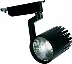 InLight T00102-BL Μονό Σποτ με Ενσωματωμένο LED και Φυσικό Φως Μαύρο