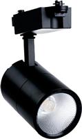 InLight T00201-BL Μονό Σποτ με Ενσωματωμένο LED και Θερμό Φως Μαύρο