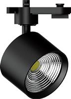 InLight T00501-BL Μονό Σποτ με Ενσωματωμένο LED και Θερμό Φως Μαύρο 10W 3000Κ