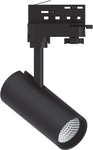 InLight T01001-BL Μονό Σποτ με Ενσωματωμένο LED και Θερμό Φως Μαύρο