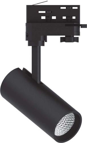 InLight T01002-BL Μονό Σποτ με Ενσωματωμένο LED και Φυσικό Φως Μαύρο