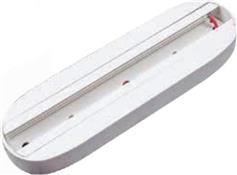 InLight TC008-WH Ράγα Φωτιστικών Βάση για Μονοφασική Ράγα 18.5cm Λευκή