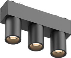 InLight Tuya Zigbee Παραλληλόγραμμο Μεταλλικό Χωνευτό Σποτ με Ενσωματωμένο LED σε Μαύρο χρώμα 12.2x12.2cm T05005-BL