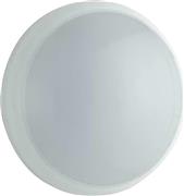 Intec Eterna Κλασική Πλαστική Πλαφονιέρα Οροφής με Ενσωματωμένο LED σε Λευκό χρώμα 23.5cm LED-ETERNA-54