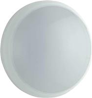 Intec Eterna Κλασική Πλαστική Πλαφονιέρα Οροφής με Ενσωματωμένο LED σε Λευκό χρώμα 23.5cm LED-ETERNA-54