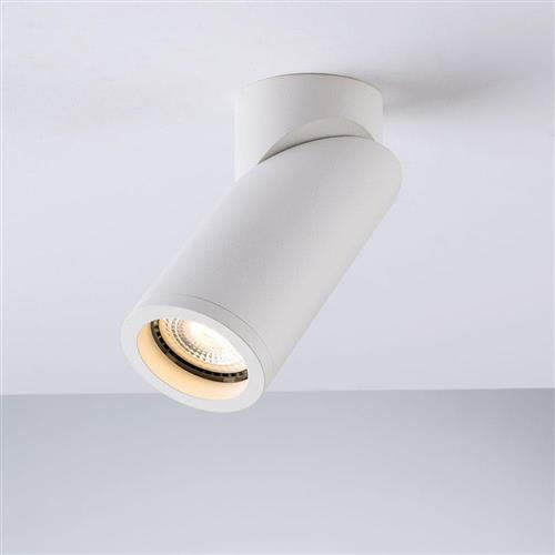 Intec Φωτιστικό Οροφής GU10 Λευκό 15.5x6x6cm I-GENESIS-R6-BCO