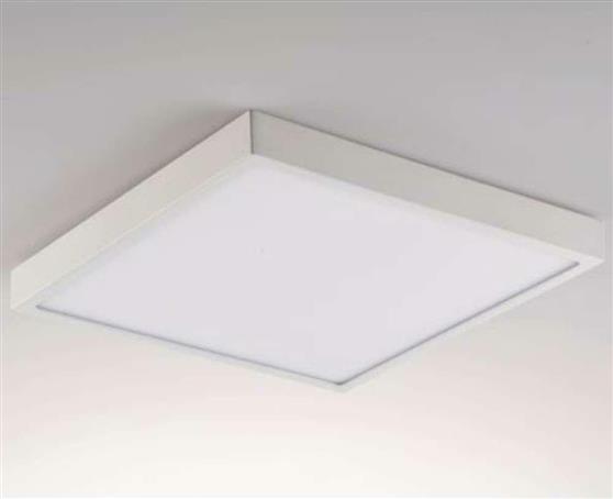 Intec Φωτιστικό Οροφής - Πλαφονιέρα Domo 24W Led Led 24x24x2.4cm White LED-DOMO-Q24-BCO