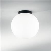 Intec Φωτιστικό Οροφής-Πλαφονιέρα E27 21x20cm Λευκό I-POLLY-G20-BCO