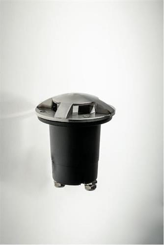 Intec Φωτιστικό Προβολάκι Εξωτερικού Χώρου για Ντουί GU10 Ασημί I-HUMMER-R4