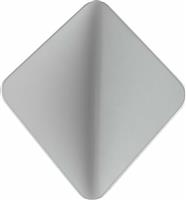 Intec Kite Μοντέρνο Φωτιστικό Τοίχου με Ενσωματωμένο LED και Φυσικό Λευκό Φως σε Λευκό Χρώμα Πλάτους 17.5cm LED-W-KITE BCO