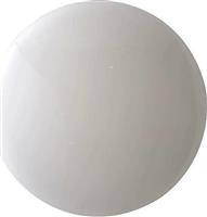 Intec Κλασική Πλαστική Πλαφονιέρα Οροφής με Ενσωματωμένο LED σε Λευκό χρώμα 30cm I-MOON-R30-CCT
